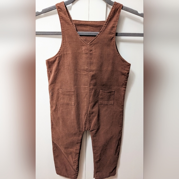 ANGEL DEAR, Corduroy Overalls, Snap Bottom, Size 18-24 Months. - Picture 5 of 9